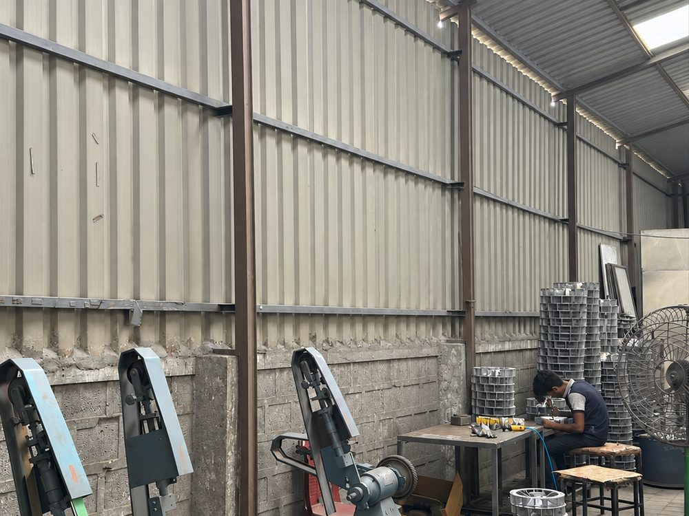 Fettling and finishing at Alcast Technologies, aluminium die casting plant in Satara