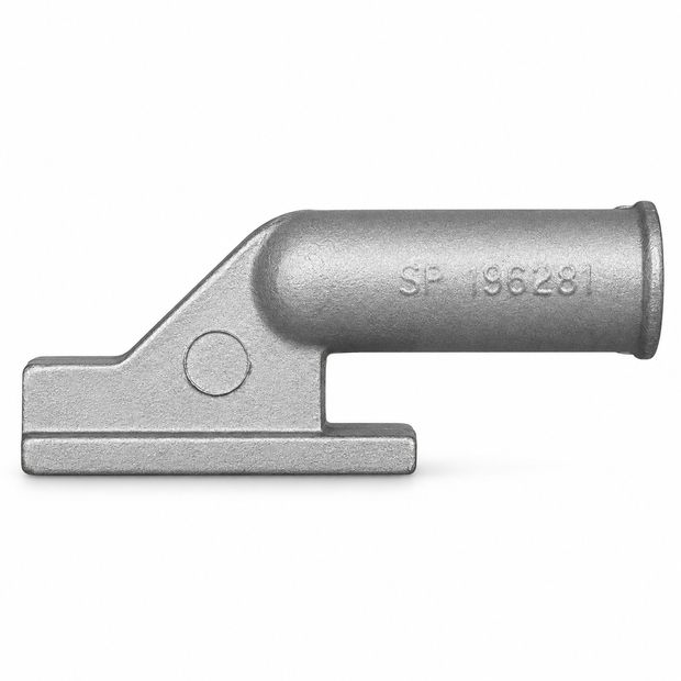 Elbow spout arm - aluminium gravity die cast component