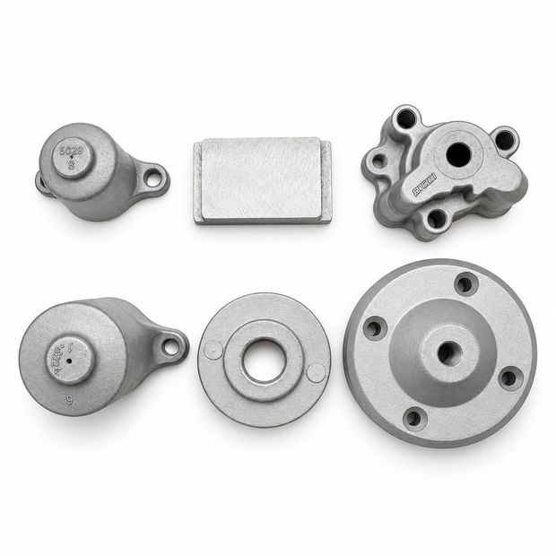 Small housings, flanges and caps - aluminium gravity die cast component