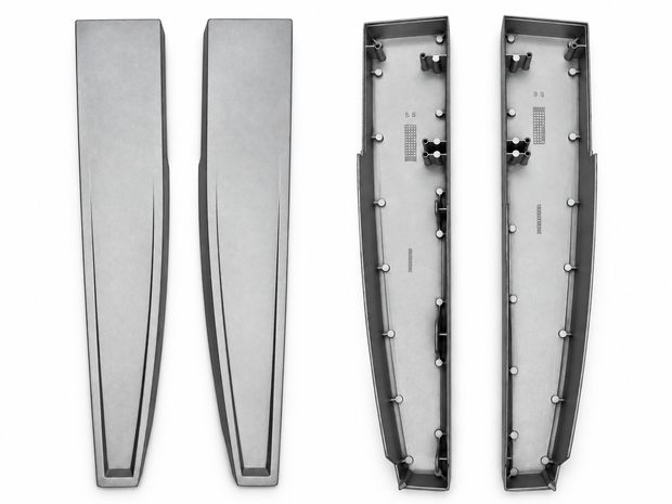 Spoiler and trim covers - aluminium hpdc die cast component