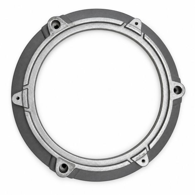 Ring frame and mounting bezel - aluminium hpdc die cast component