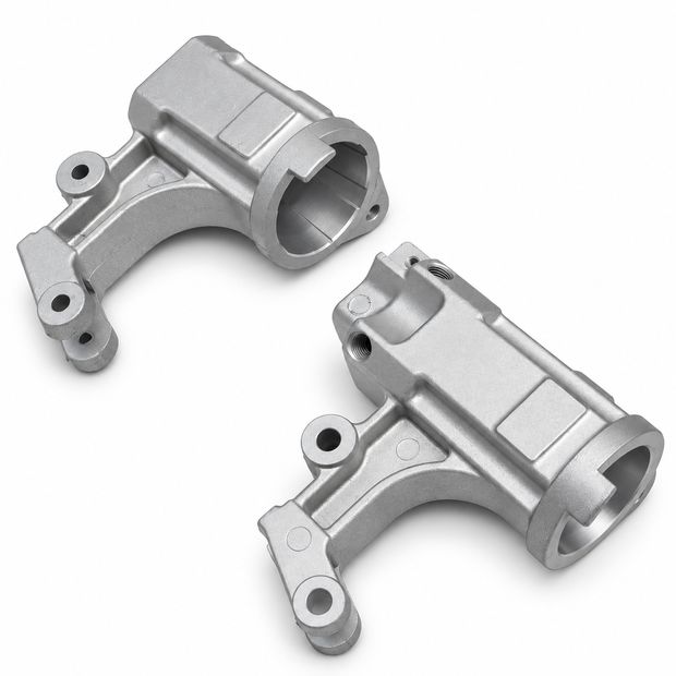 Clamp and handle brackets - aluminium hpdc die cast component