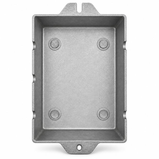 Deep enclosure box - aluminium hpdc die cast component