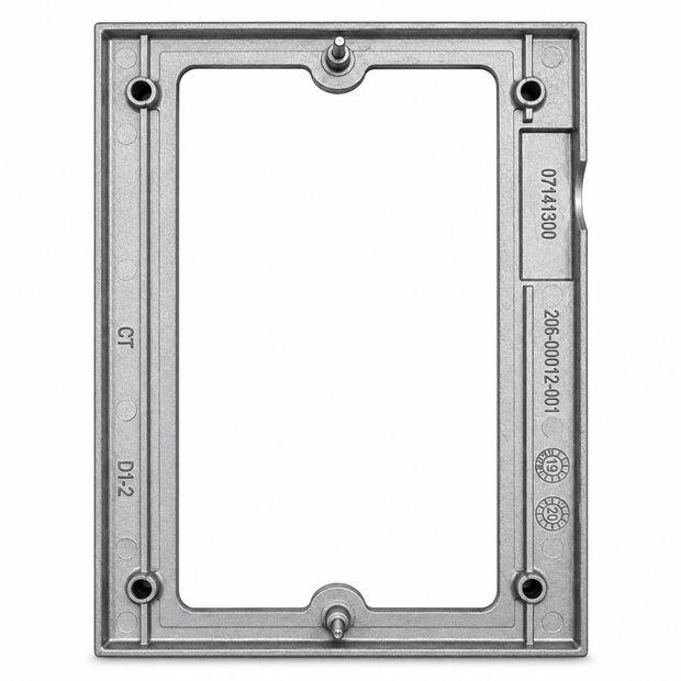 Display bezel frame - aluminium hpdc die cast component