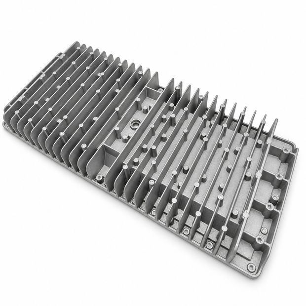 LED driver heat sink plate - aluminium hpdc die cast component