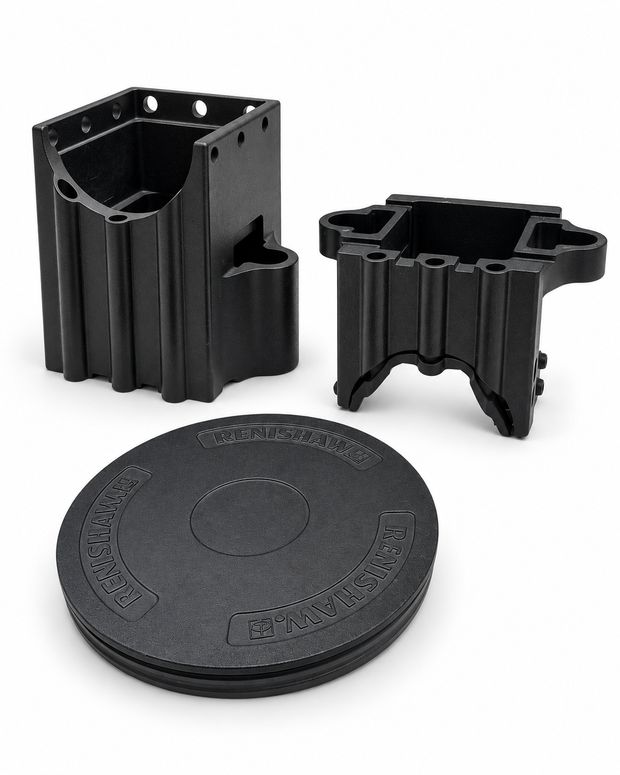 Coated brackets and instrument discs - aluminium hpdc die cast component