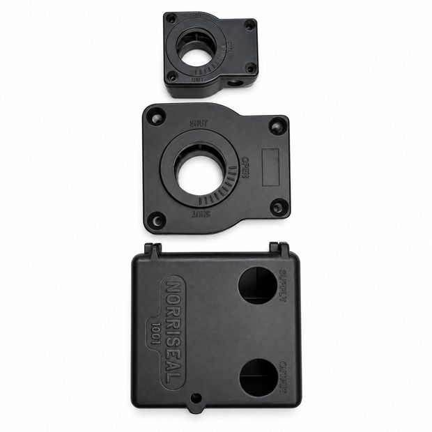 Valve cover set - coated - aluminium hpdc die cast component